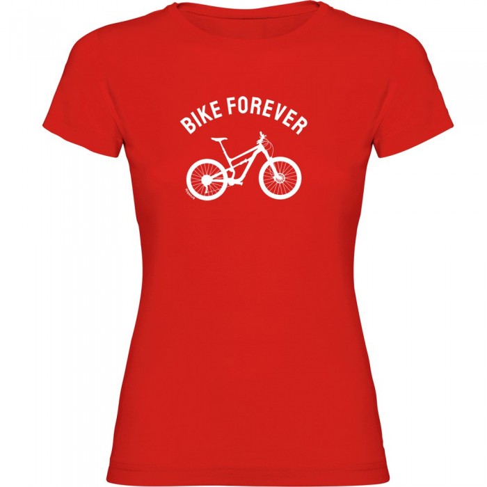 [해외]KRUSKIS Bike Forever 반팔 티셔츠 1138062069 Red