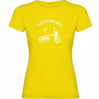 [해외]KRUSKIS I Like To Ride Bikes 반팔 티셔츠 1138062237 Yellow