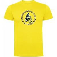 [해외]KRUSKIS 반팔 티셔츠 Life Is Like Riding 1138062032 Yellow