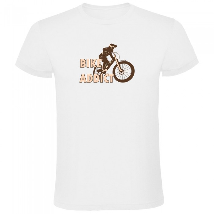 [해외]KRUSKIS Bike Addict 반팔 티셔츠 1138062045 White