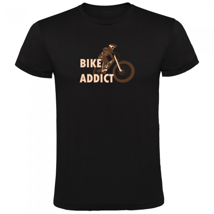 [해외]KRUSKIS Bike Addict 반팔 티셔츠 1138062046 Black