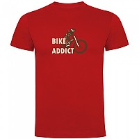 [해외]KRUSKIS Bike Addict 반팔 티셔츠 1138062051 Red