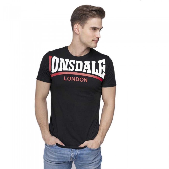 [해외]LONSDALE Creaton 반팔 티셔츠 138795038 Black