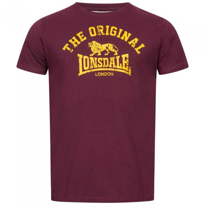 [해외]LONSDALE Original 반팔 티셔츠 138795191 Vintage Oxblood