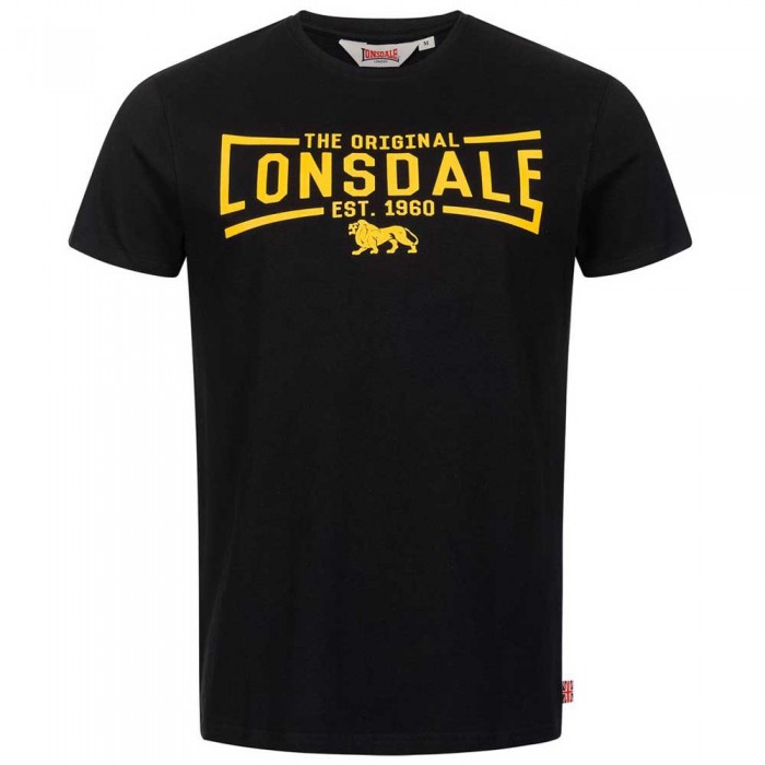 [해외]LONSDALE Nybster 반팔 티셔츠 7138795182 Black / Yellow