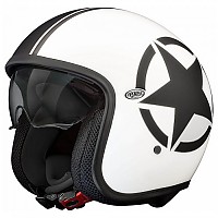 [해외]프리미어  헬멧 오픈 페이스 헬멧 Vintage Evo Star 8 BM 9138713084 White / Black