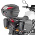 [해외]기비 Monokey Honda CB 125 F 21 사이드 케이스 장착 9138411851 Black