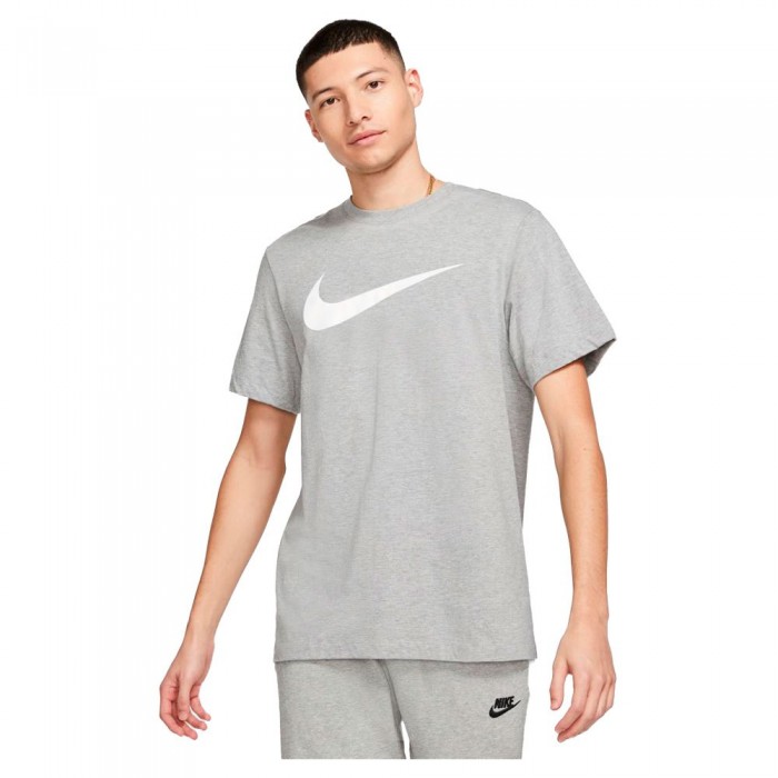 [해외]나이키 Sportswear Swoosh 반팔 티셔츠 138707931 Dk Grey Heather / White