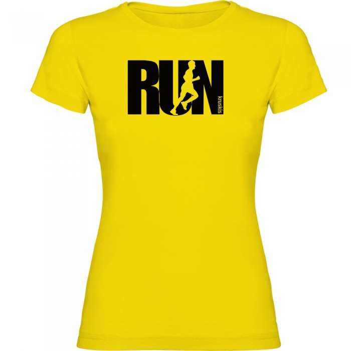 [해외]KRUSKIS Word Run 반팔 티셔츠 6138255999 Yellow