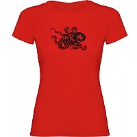 [해외]KRUSKIS Psychedelic Octopus 반팔 티셔츠 10138100760 Red