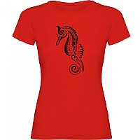 [해외]KRUSKIS Seahorse Tribal 반팔 티셔츠 10138100820 Red