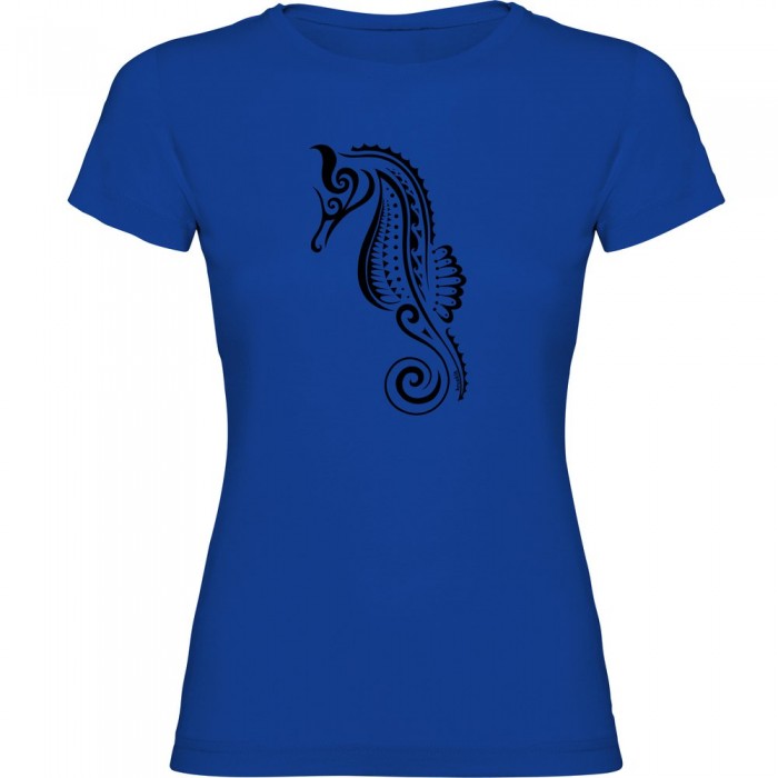 [해외]KRUSKIS Seahorse Tribal 반팔 티셔츠 10138100821 Royal Blue