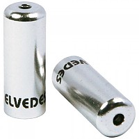 [해외]ELVEDES 알루미늄 기어 밀봉 페룰 Ø4.2 mm 10 단위 1138694384 Silver