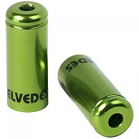 [해외]ELVEDES 알루미늄 브레이크 실드 페룰 Ø5.0 mm 10 단위 1138694389 Green