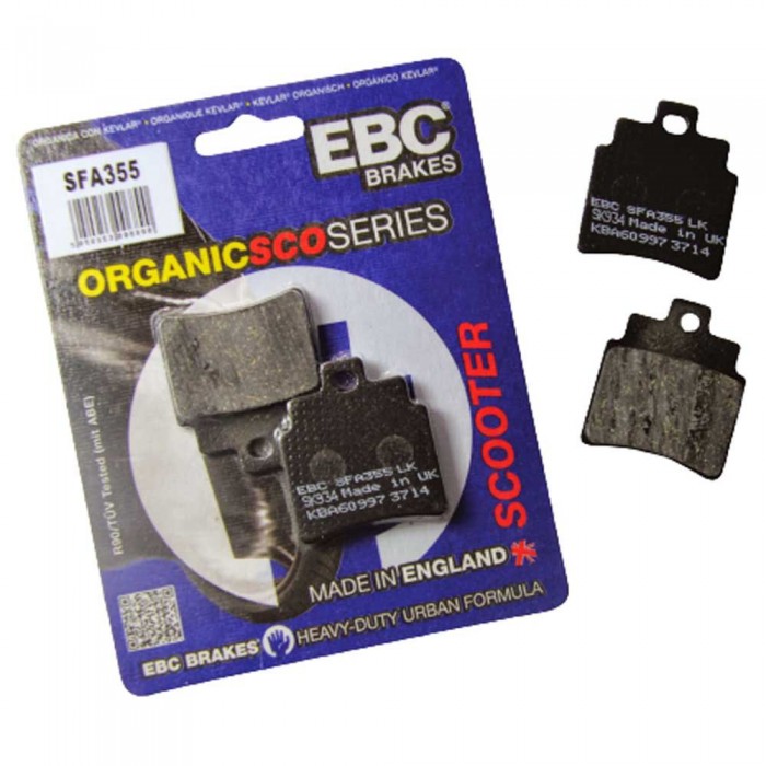 [해외]EBC SFA Series Organic Scooter SFA131/3 브레이크 패드 9138828026 Black