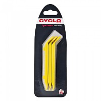 [해외]CYCLO 타이어 레버 키트 Nylon 3 단위 1138778885 Yellow