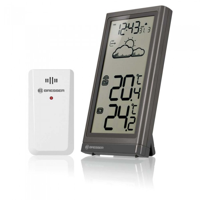 [해외]BRESSER 기상 센터 Meteo Temp 4138850236 White / Black