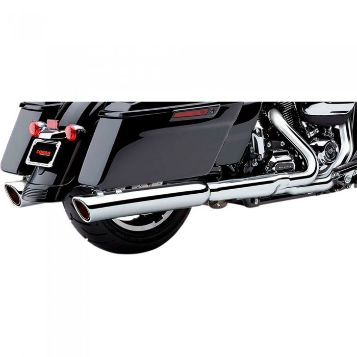 [해외]COBRA Harley Davidson 6108 비인증 슬립온 머플러 9138835567 Chrome