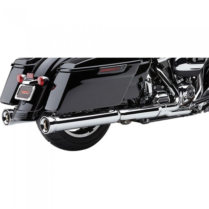 [해외]COBRA Harley Davidson 6109 비인증 슬립온 머플러 9138835569 Chrome