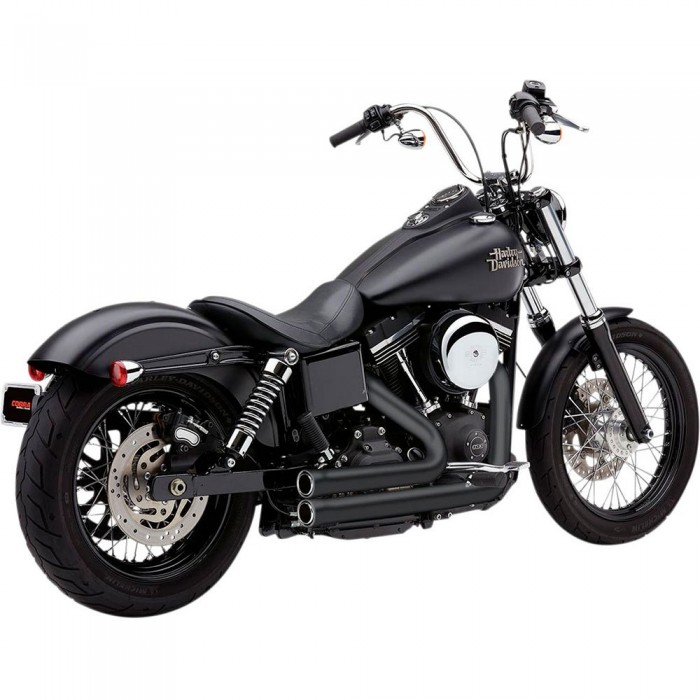 [해외]COBRA Speedster 909 Harley Davidson 6708B 비인증된 완전 배기 시스템 9138835725 Matt Black