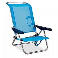 [해외]SOLENNY 낮은 접는 의자 83x77x60 cm 6138814835 Blue