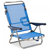 [해외]SOLENNY 낮은 접는 의자 4 86x81x62 cm 6138814837 Blue