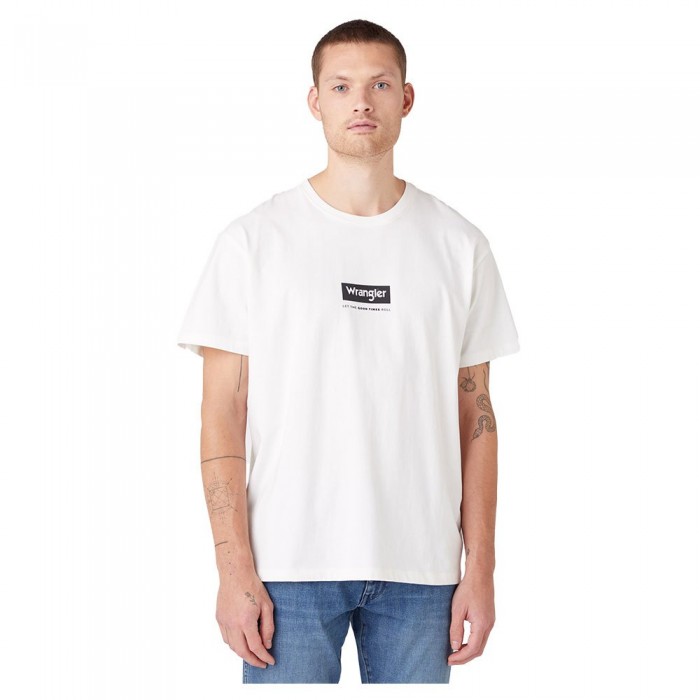 [해외]랭글러 Logo 반팔 티셔츠 138607594 Off White