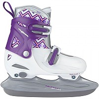 [해외]NIJDAM 하드 부팅 조정 가능한 피겨 스케이팅 아이스 스케이트 소녀 14138321592 White / Purple