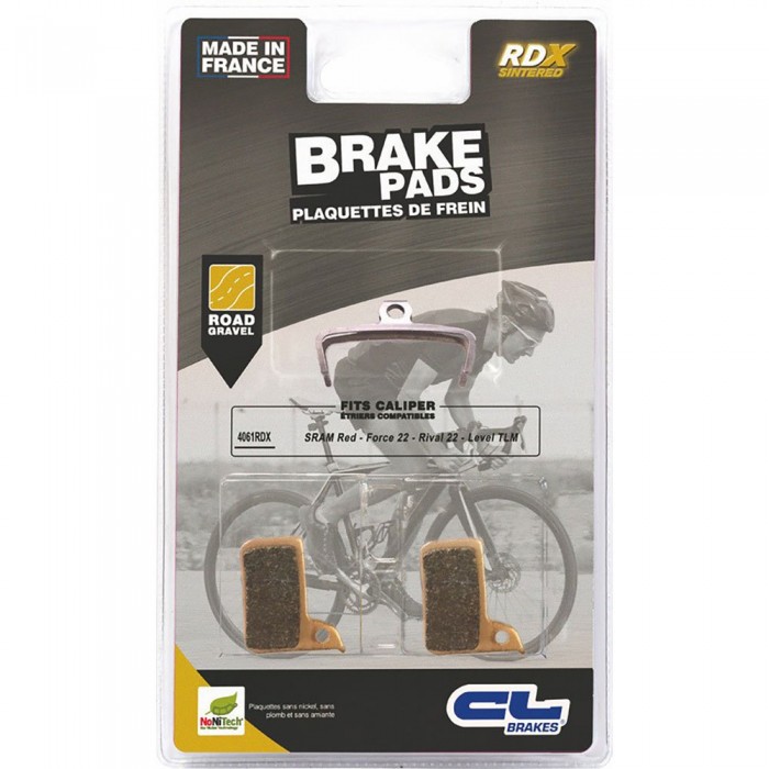 [해외]CL BRAKES 도로 소결 디스크 브레이크 패드 4066RDX 1138780362 Black