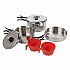 [해외]레가타 기구 Compact Steel Cook Set 4136497658 Silver