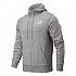 [해외]뉴발란스 Essentials Stacked 풀지퍼 스웨트셔츠 7137929060 Athletic Grey