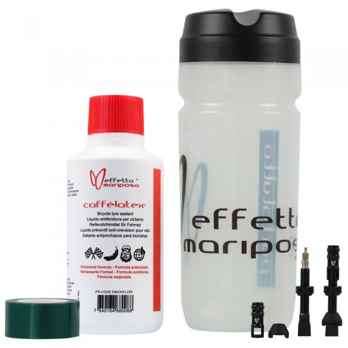 [해외]EFFETTO MARIPOSA 변환 키트 Caff?latex Tubeless 16-20 mm 1138578304 Black