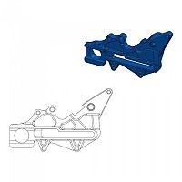 [해외]MOTO-MASTER 브레이크 캘리퍼용 브래킷 재배치 220 mm GasGas/Husaberg/Husqvarna/KTM 211062 9138891543 Blue