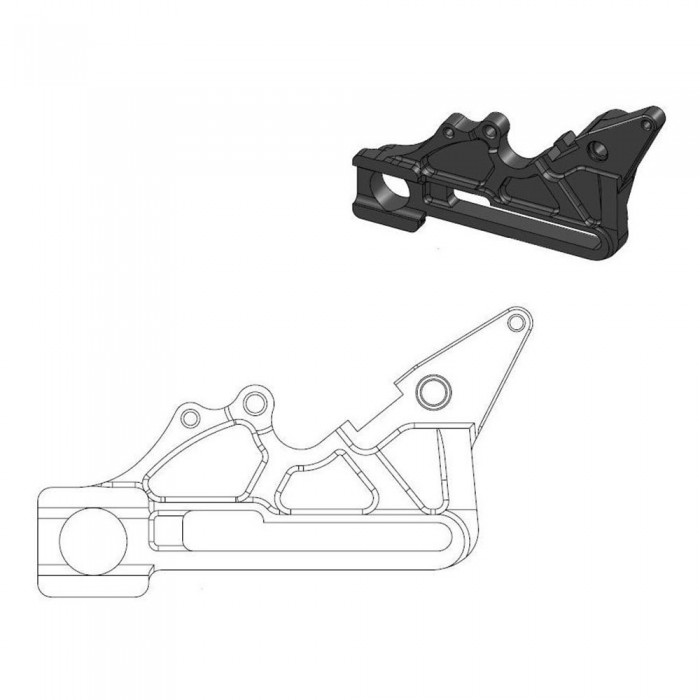 [해외]MOTO-MASTER 브레이크 캘리퍼용 대형 재배치 브래킷 GasGas/Husqvarna/KTM 9138891665