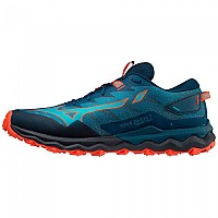 [해외]미즈노 Wave Daichi 7 Trail Running Shoes 4138643196 Moroccan Blue / Algiers Blue / Grenadine