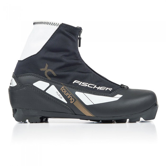 [해외]FISCHER XC Touring My Style Decathlon 크로스컨트리 스키 부츠 5138384545 Black / White