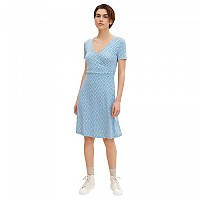[해외]TOM TAILOR 드레스 Printed 져지 138638498 Blue Minimal Design