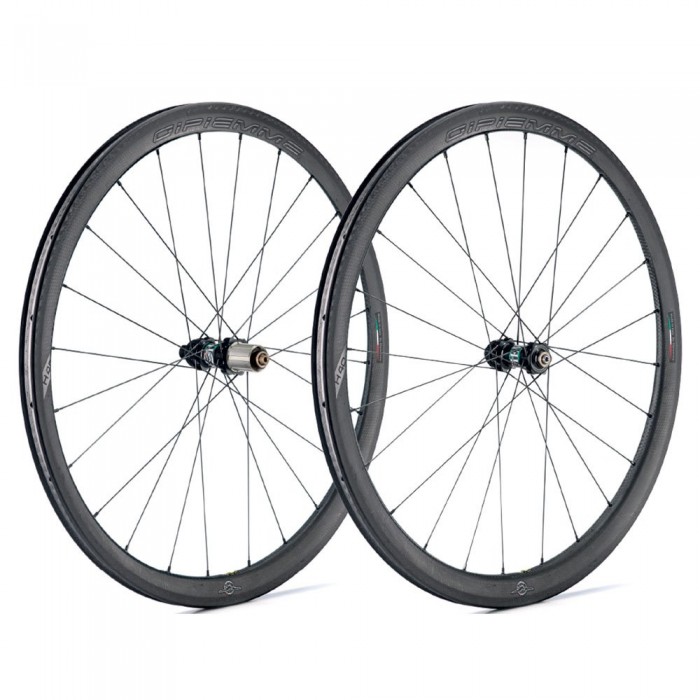 [해외]GIPIEMME GPM H40 Tubeless 도로용 휠 세트 1138881820 Black