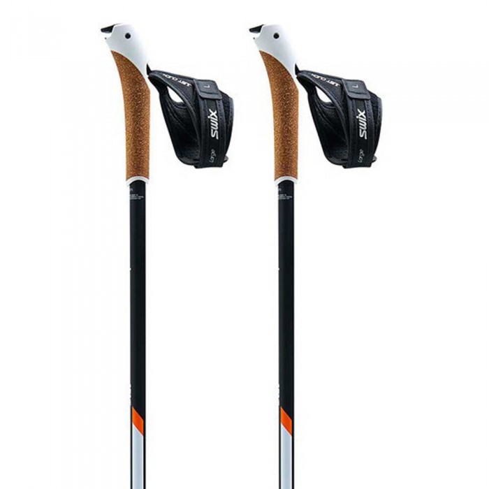 [해외]SWIX SUMMER Nordic Walking CT3 UCC Twist&Go Just Click 기둥 4138936902 Black / White / Orange