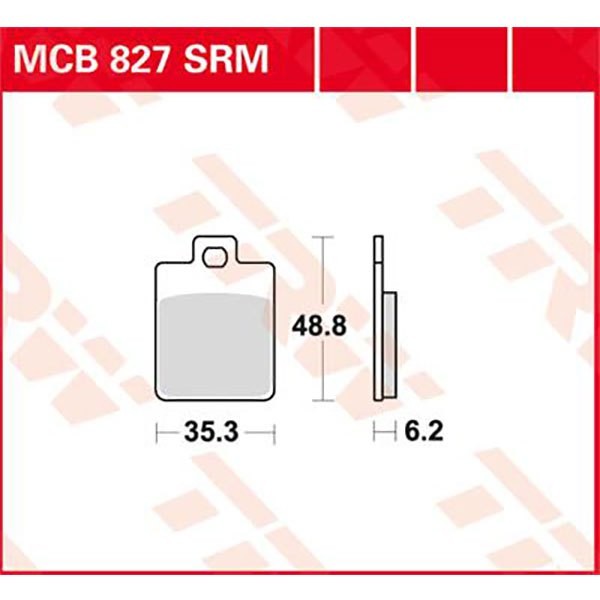 [해외]TRW Allround Standard Gilera Runner 125 FX DD Sp 00 유기농 리어 브레이크 패드 9138857464 Black