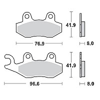 [해외]MOTO-MASTER Cagiva 402904 브레이크 패드 9138887259