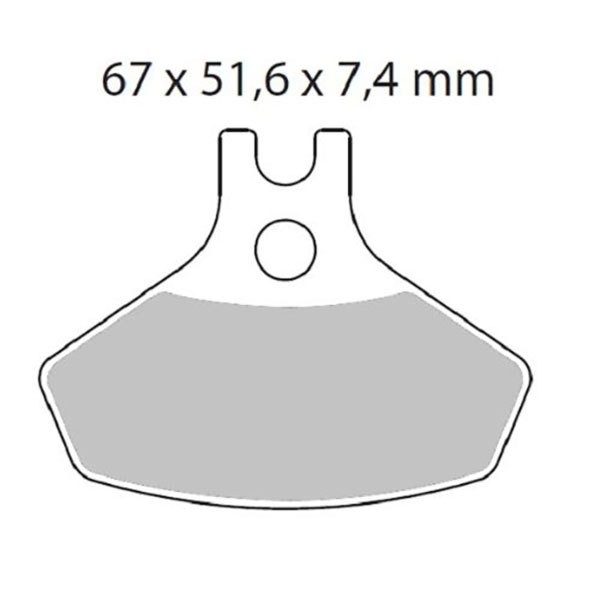 [해외]MOTO-MASTER Can Am 098621 소결 브레이크 패드 9138887268