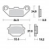 [해외]MOTO-MASTER Kawasaki/Suzuki 091311 소결 브레이크 패드 9138887726