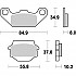 [해외]MOTO-MASTER Kawasaki/Suzuki 091321 소결 브레이크 패드 9138887727