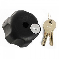 [해외]RAMMOUNT POWERSPORTS Locking Knob With 1/4-20 Brass Hole 9136469194 Black