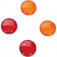 [해외]DRAG SPECIALTIES Mini Deuce Marker Replacement Lent 9138966817 Amber / Red