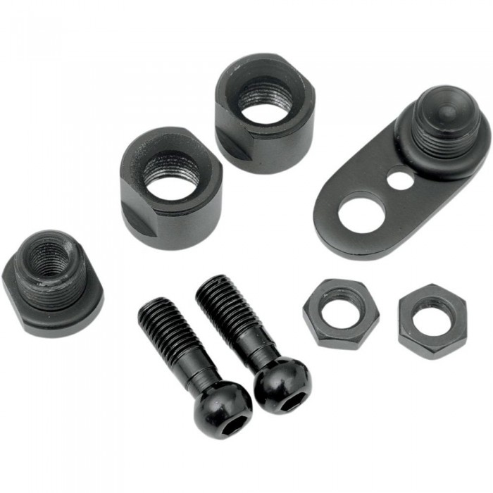 [해외]DRAG SPECIALTIES Swivel 회전등 지지대 9138966850 Black