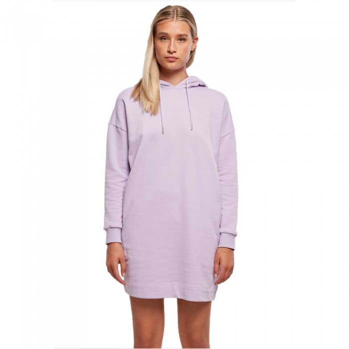 [해외]URBAN CLASSICS Organic Oversized Terry 긴팔 짧은 드레스 138725598 Lilac