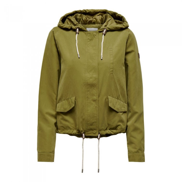 [해외]ONLY Spring Hooded Onlskylar 자켓 138742035 vert olive