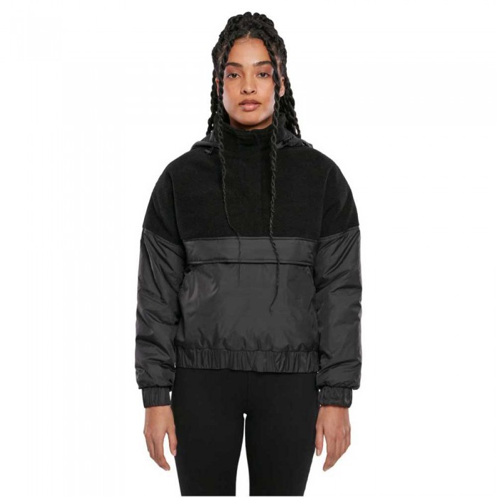 [해외]URBAN CLASSICS Sherpa Mix 자켓 138933443 Black / Black